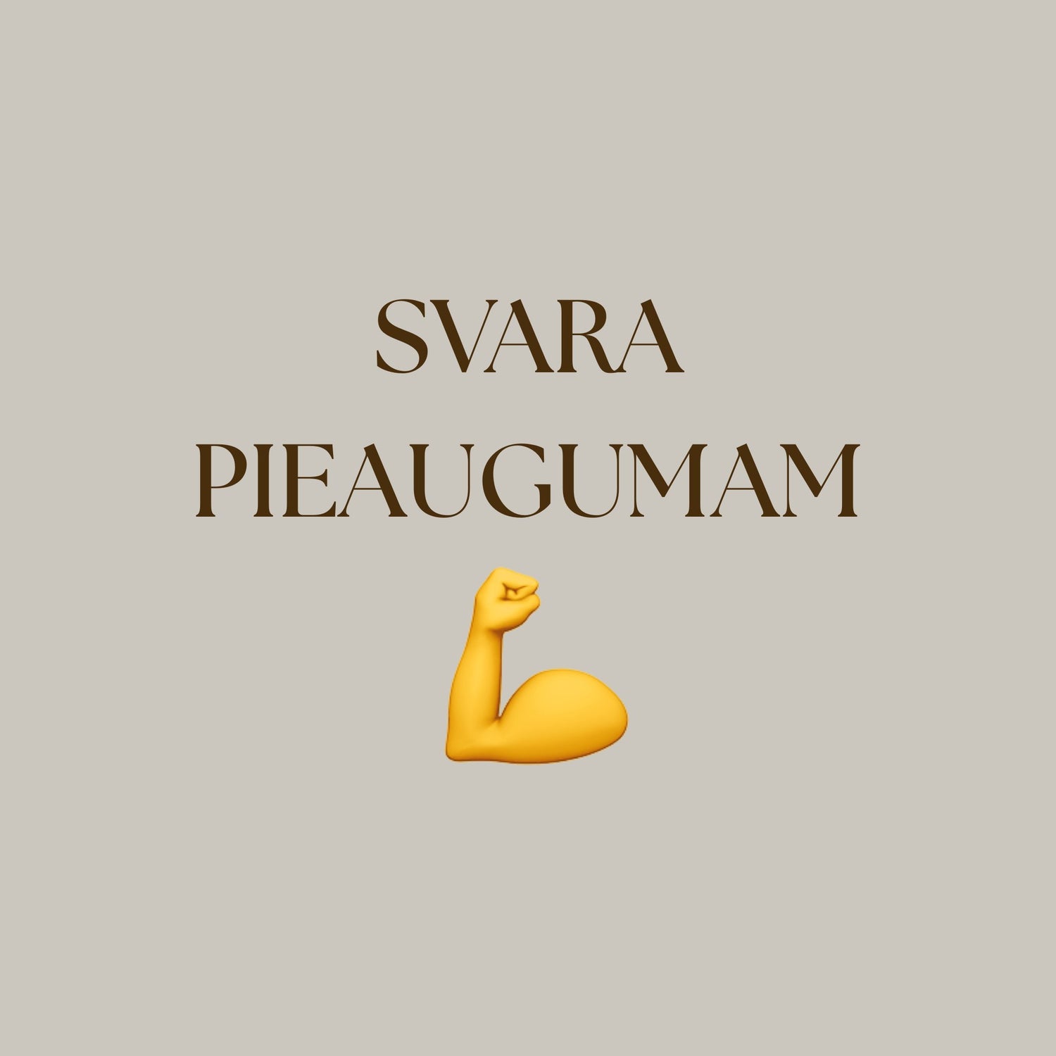 Svara pieaugumam